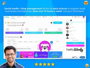 $49 HelloWoofy™ Social Media Management 1-Year Subscription