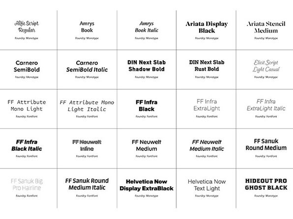 MyFonts Monotype Fresh Font Bundle
