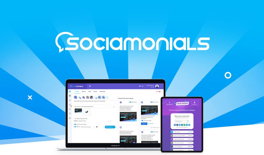 $69 Sociamonials lifetime access