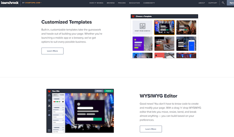 $49.99 Launchrock Web Page Builder Lifetime Subscription